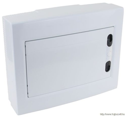 EDFKSN-12/1 Falon kívüli elosztódoboz, fehér-sík ajtóval, NPE nélkül 1×12 (12) modul, IP40, (H×W×D=260×330×92mm)