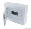 EDFKSN-12/1 Falon kívüli elosztódoboz, fehér-sík ajtóval, NPE nélkül 1×12 (12) modul, IP40, (H×W×D=260×330×92mm)