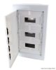 EDFKSN-12/3 Falon kívüli elosztódoboz, fehér-sík ajtóval, NPE nélkül 3×12 (36) modul, IP40, (H×W×D=570×330×100mm)