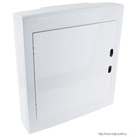   TRACON EDFKSN-18/2 Falon kívüli elosztódoboz, fehér-sík ajtóval, NPE nélkül 2×18 (36) modul, IP40, (H×W×D=505×464×100mm)