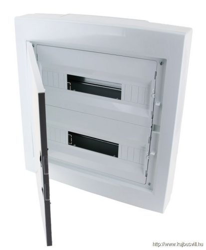 TRACON EDFKSN-18/2 Falon kívüli elosztódoboz, fehér-sík ajtóval, NPE nélkül 2×18 (36) modul, IP40, (H×W×D=505×464×100mm)