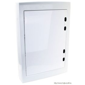   TRACON EDFKSN-18/3 Falon kívüli elosztódoboz, fehér-sík ajtóval, NPE nélkül 3×18 (54) modul, IP40, (H×W×D=670×464×120mm)