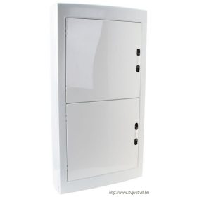   TRACON EDFKSN-18/4 Falon kívüli elosztódoboz, fehér-sík ajtóval, NPE nélkül 4×18 (72) modul, IP40, (H×W×D=872×464×120mm)