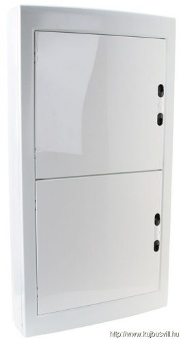 EDFKSN-18/4 Falon kívüli elosztódoboz, fehér-sík ajtóval, NPE nélkül 4×18 (72) modul, IP40, (H×W×D=872×464×120mm)