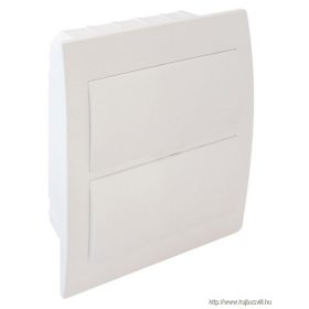   TRACON EDSN-12/2 Süllyesztett elosztódoboz, fehér ajtóval, N/PE sínnel 2×12 (24) modul, IP40, (H×W×D=310×257×76mm)