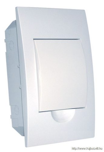EDSN-4/1 Süllyesztett elosztódoboz, fehér ajtóval, N/PE sínnel 1×4 modul, IP40, (H×W×D=200×112×66mm)