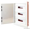 EDSS-12/3 Süllyesztett elosztódoboz, füstszínű-sík ajtóval, NPE nélkül 3×12 (36) modul, IP40, (H×W×D=545×305×85 mm)