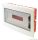 EDSS-18/1 Süllyesztett elosztódoboz, füstszínű-sík ajtóval, NPE nélkül 1×18 (18) modul, IP40, (H×W×D=270×440×85 mm)