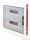EDSS-18/2 Süllyesztett elosztódoboz, füstszínű-sík ajtóval, NPE nélkül 2×18 (36) modul, IP40, (H×W×D=480×440×90mm)