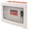 EDSS-8/1 Süllyesztett elosztódoboz, füstszínű-sík ajtóval, NPE nélkül 1×8 (8) modul, IP40, (H×W×D=180×220×88mm)