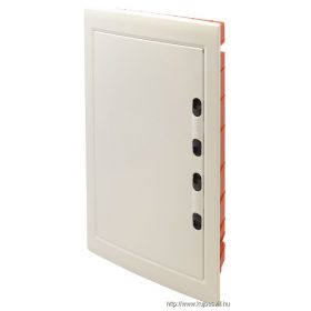   TRACON EDSSN-12/3 Süllyesztett elosztódoboz, fehér-sík ajtóval, NPE nélkül 3×12 (36) modul, IP40, (H×W×D=545×305×85mm)