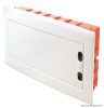 EDSSN-18/1 Süllyesztett elosztódoboz, fehér-sík ajtóval, NPE nélkül 1×18 (18) modul, IP40, (H×W×D=270×440×85mm)