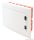 EDSSN-8/1 Süllyesztett elosztódoboz, fehér-sík ajtóval, NPE nélkül 1×8 (8) modul, IP40, (H×W×D=180×220×88mm)