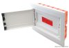 EDSSN-8/1 Süllyesztett elosztódoboz, fehér-sík ajtóval, NPE nélkül 1×8 (8) modul, IP40, (H×W×D=180×220×88mm)