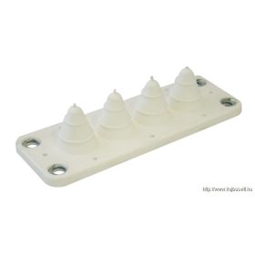   TRACON EKBV-01 Elosztószekrény kábelbevezető, 4db kábelhez 134x48mm; IP54