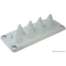   TRACON EKBV-02 Elosztószekrény kábelbevezető, 10db kábelhez 216x84mm; IP55