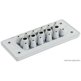   TRACON EKBV-16 Elosztószekrény kábelbevezető, 17db kábelhez 127×56×19mm, IP65