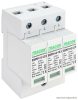 ESPD1+2-12.5-3P T1+T2 AC típusú túlfeszültséglevezető, cserélhető betéttel Uc:275V; Iimp:12,5kA; In:20kA; Imax:50kA; Up:1,3kV; 3P