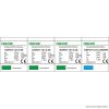 ESPD1+2+3-25-3+1P T1+T2+T3 AC típusú túlfeszültség levezető, egybeépített Uc:275V; Iimp:25/100kA; In:25/100kA; Uoc:20kV; Up:1,3kV; 1+3