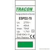 ESPD2-70NPE T2 AC típusú túlfeszültség levezető betét 70 NPE Uc:275/255V; In:40kA; Imax:70kA; Up:1,7/1,5kV