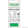 ESPD2+3-40-1+1P T2+T3 AC típusú túlfeszültséglevezető, egybeépített Uc:275V; In:20kA; Imax40kA; Uoc:10kV; Up:1,3/1,5kV; 1+1P