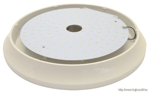 TRACON EVA28NW Műanyag búrás falon kívüli LED világítótest 100-240 V, 28 W, 2100 lm, 4000 K, IP54,D=400mm, EEI=F