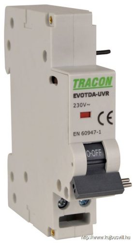 EVOTDA-UVR Feszültségcsökkenési kioldó EVOTDA-hoz Un:230VAC, 50Hz, Udown:170VAC