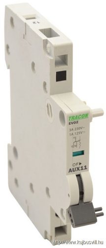 EVOZ-AUX11 Segédérintkező EVOZ kismegszakítóhoz 230V, 50Hz, In:6A W=9mm; 0,5-4mm2
