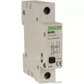   TRACON EVOZ-OVR Feszültségnövekedési kioldó EVOZ-hez Un:230VAC, 50Hz, Uup:280VAC