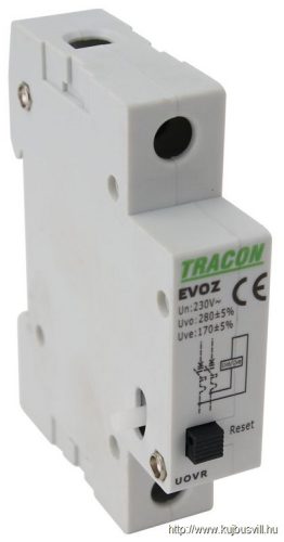 EVOZ-UOVR Feszültségcsökkenési-növekedési kioldó EVOZ-hez Un:230VAC, 50Hz, Udown:170VAC, Uup:270VAC