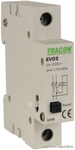 EVOZ-UVR Feszültségcsökkenési kioldó EVOZ-hez Un:230VAC, 50Hz, Udown:170VAC
