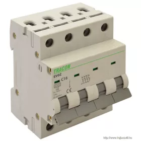   TRACON EVOZ4B20 Kismegszakító, 4 pólus, B karakterisztika 20A, B, 4P, 6kA