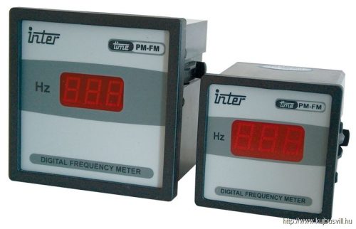 FD-72 Digitális frekvencia mérő 72×72mm, 45-75Hz