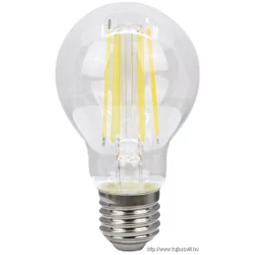   TRACON FILA6012NW COG LED gömb fényforrás, átlátszó 230 VAC, E27, 12W, 1530 lm, A60, 4000K, EEI=E