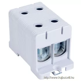   TRACON FLEAL-150/2 Főáramköri leágazó kapocs, sínre/felületre, szürke 35-150mm2, max. 1000VAC/1500VDC, max.320A