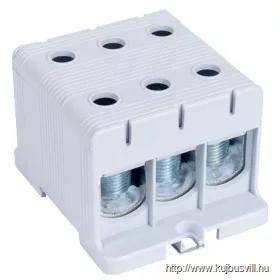   TRACON FLEAL-150/3 Főáramköri leágazó kapocs, sínre/felületre, szürke 35-150mm2, max. 1000VAC/1500VDC, max.320A