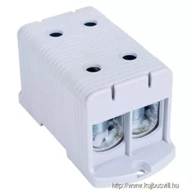   TRACON FLEAL-240/2 Főáramköri leágazó kapocs, felületre szerelhető, szürke 35-240mm2, max. 1000VAC/1500VDC, max.425A