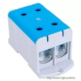   TRACON FLEAL-240/2K Főáramköri leágazó kapocs, felületre szerelhető, kék 35-240mm2, max. 1000VAC/1500VDC, max.425A