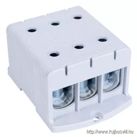   TRACON FLEAL-240/3 Főáramköri leágazó kapocs, felületre szerelhető, szürke 35-240mm2, max. 1000VAC/1500VDC, max.425A