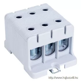   TRACON FLEAL-50/3 Főáramköri leágazó kapocs, sínre szerelhető, szürke 6-50mm2, max. 1000VAC/1500VDC, max.160A