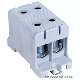   TRACON FLEAL-95/2 Főáramköri leágazó kapocs, sínre/felületre, szürke 16-95mm2, max. 1000VAC/1500VDC, max.245A