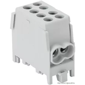   TRACON FLECU-25-16-2 Főáramköri leágazó kapocs, sínre szerelhető, szürke 2.5-25mm2, max. 1000VAC/DC, max.101A