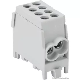   TRACON FLECU-25-25-2 Főáramköri leágazó kapocs, sínre szerelhető, szürke 2.5-25mm2, max. 1000VAC/DC, max.101A