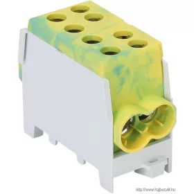   TRACON FLECU-35-25-2ZS Főáramköri leágazó kapocs, sínre szerelhető, zöld/sárga 6-35mm2, max. 1000VAC/DC, max.125A