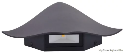 TRACON GARC11NW LED-es kültéri dekor fali lámpa, kétirányú 230 V, 50 Hz, 11 W, 800 lm, 4000 K, IP65, EEI=G