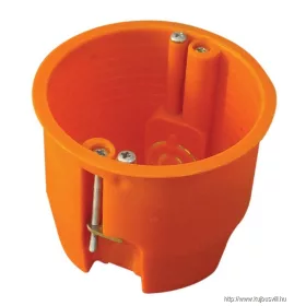   TRACON GD60 Gipszkarton doboz, mély, fedél nélkül, narancssárga 65×60mm