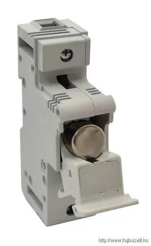 TRACON HBA-1P-100 Szakaszolókapcsoló-biztosító hengeres bizt.hoz, maszkolható 100A, 22x58mm; Un=230V/400V