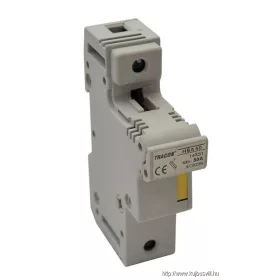   TRACON HBA-1P-50 Szakaszolókapcsoló-biztosító hengeres bizt.hoz, maszkolható 50A, 14x51mm; Un=230V/400V