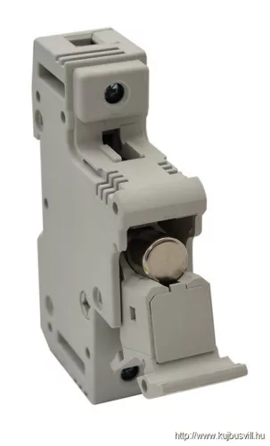 TRACON HBA-1P-50 Szakaszolókapcsoló-biztosító hengeres bizt.hoz, maszkolható 50A, 14x51mm; Un=230V/400V