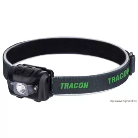   TRACON HL120E Fejlámpa, elemes 3 W, 120 lm, 12 h, 3×AAA 1,5 VDC